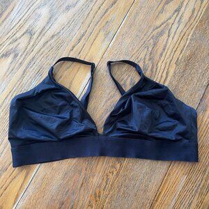 NEGATIVE dk blue nylon elastane dk blue unlined/wireless bra/5/exc condition